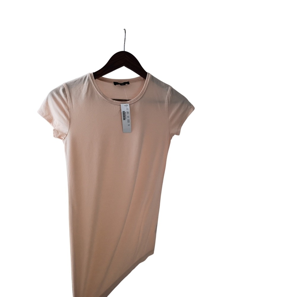 NWT J.Crew 365 Soft Peach Pink Modal Stretch Crewneck T-Shirt Fits XS/S